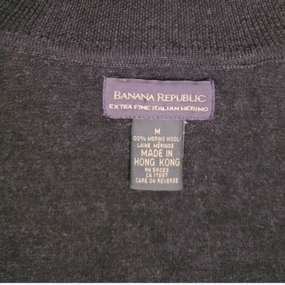 Banana Republic Turtleneck Size M Charcoal - Picture 7 of 8